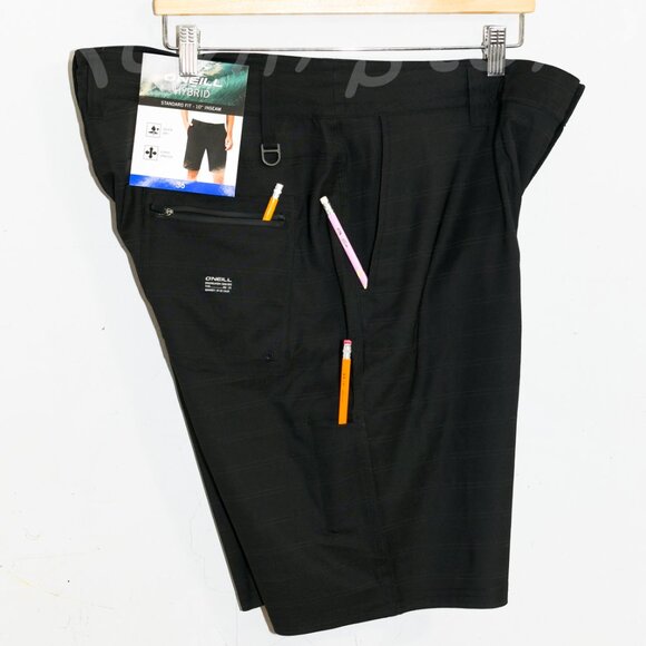 Black Nwt - Men’s Hybrid Short O’Neill - Picture 4 of 7